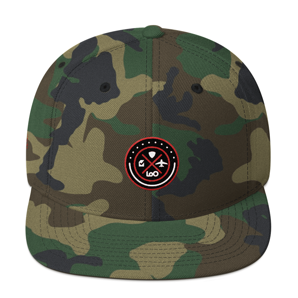 Circle Quad Snapback Hat-Theloocompanyshop