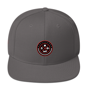 Circle Quad Snapback Hat-Theloocompanyshop